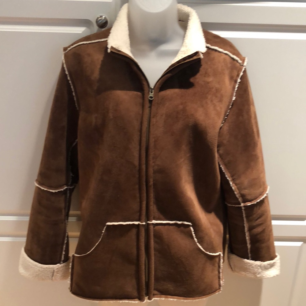 EUC Natural Reflections Sherpa jacket. Size L.